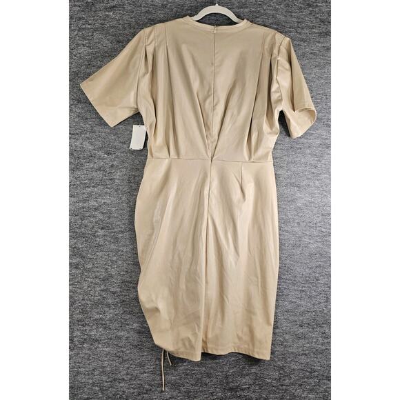 Isabel Marant Étoile Balesi Asymmetric Hem Faux Leather 10 US - Picture 2 of 16